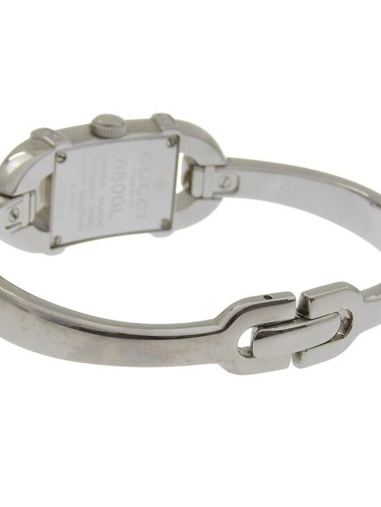 GUCCI Watches 6800L White shellDial Stainless Steel/diamond Quartz Analog ... main image 11